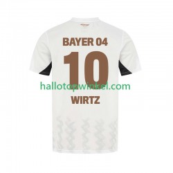 Bayer 04 Leverkusen Voetbalshirt Florian Wirtz 10 Heren Uit Tenue 2024-2025 Korte Mouw