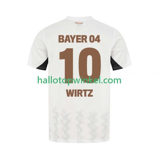 Bayer 04 Leverkusen Voetbalshirt Florian Wirtz 10 Heren Uit Tenue 2024-2025 Korte Mouw