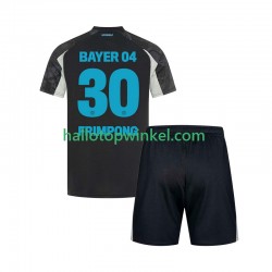 Bayer 04 Leverkusen Voetbalshirt Frimpong 30 Kleuters/Kids Derde Tenue 2024-2025 Korte Mouw