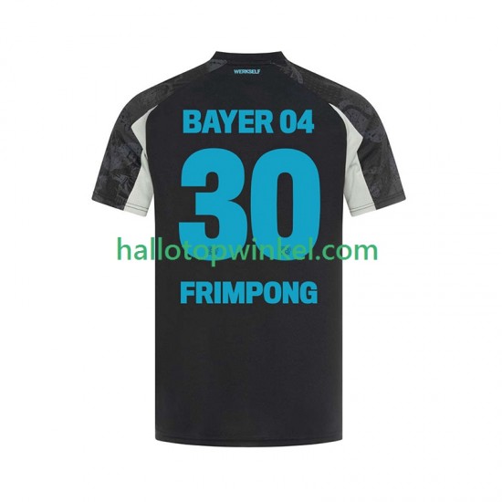 Bayer 04 Leverkusen Voetbalshirt Frimpong 30 Heren Derde Tenue 2024-2025 Korte Mouw