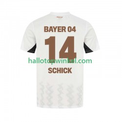 Bayer 04 Leverkusen Voetbalshirt Patrik Schick 14 Heren Uit Tenue 2024-2025 Korte Mouw