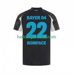 Bayer 04 Leverkusen Voetbalshirt Victor Boniface 22 Heren Derde Tenue 2024-2025 Korte Mouw