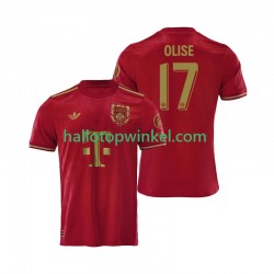 FC Bayern München Voetbalshirt 125th Anniversary Michael Olise 17 Red Heren Thuis Tenue 2024-2025 Korte Mouw