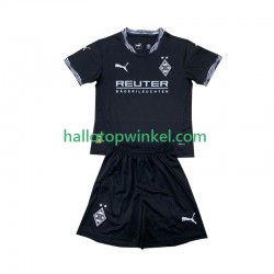 Rusland Voetbalshirt Bo Monchengladbach Kleuters/Kids Uit Tenue 2024-2025 Korte Mouw