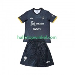 Cagliari Voetbalshirt Kleuters/Kids Derde Tenue 2024-2025 Korte Mouw