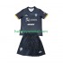 Cagliari Voetbalshirt Kleuters/Kids Derde Tenue 2024-2025 Korte Mouw