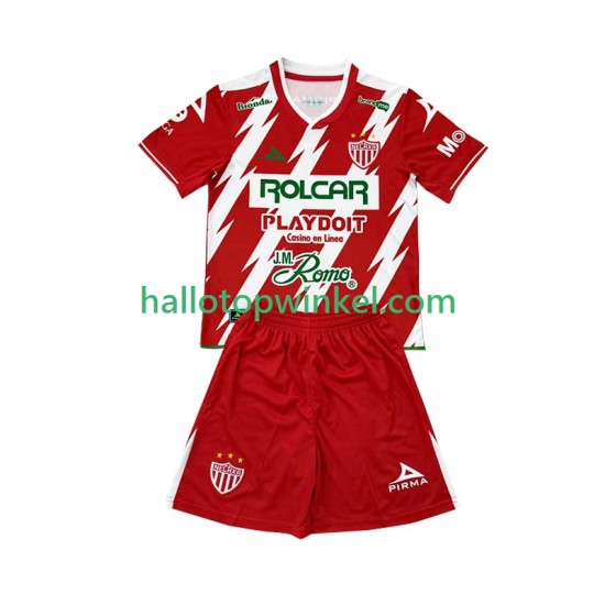 Voetbalshirt Club Necaxa Kleuters/Kids Thuis Tenue 2024-2025 Korte Mouw