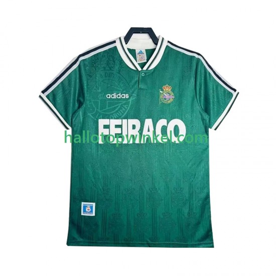 Voetbalshirt Deportivo de La Coruna Retro Heren Uit Tenue 1999 Korte Mouw