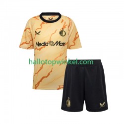 Feyenoord Rotterdam Voetbalshirt Kleuters/Kids Vierde Tenue 2024-2025 Korte Mouw