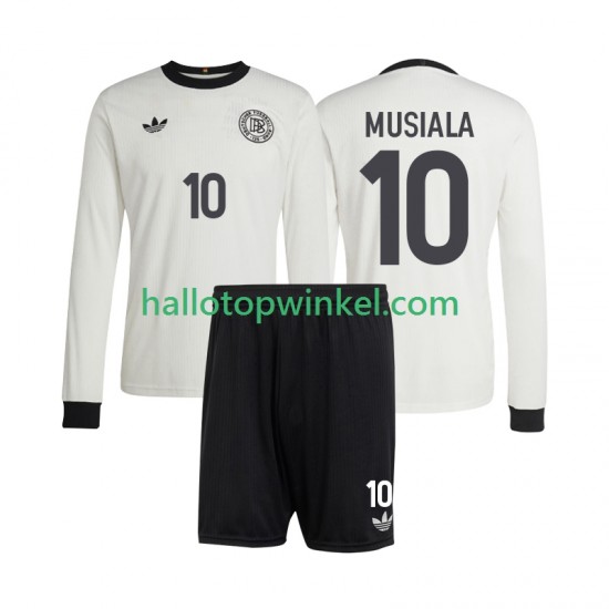 Duitsland Voetbalshirt Jamal Musiala 10 ANVERSARY Kleuters/Kids Thuis Tenue 2025 Lange Mouw