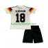 Duitsland Voetbalshirt Klinsmann 18 1990 Retro Kleuters/Kids Thuis Tenue Korte Mouw