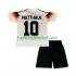 Duitsland Voetbalshirt Matthaus 10 1990 Retro Kleuters/Kids Thuis Tenue Korte Mouw