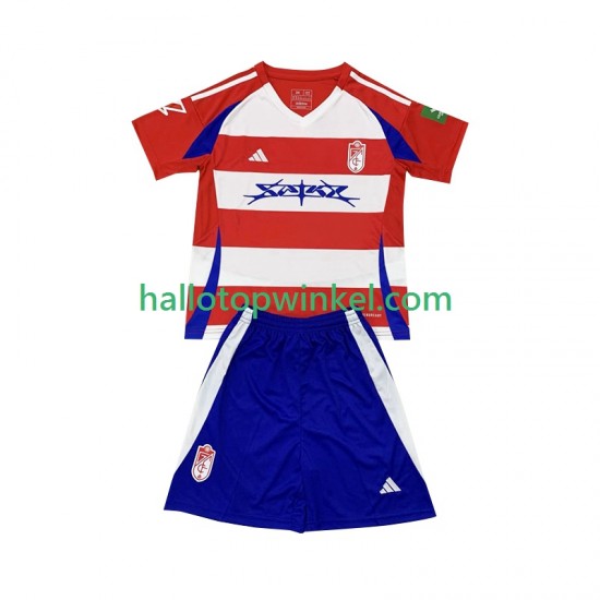 Granada Voetbalshirt Kleuters/Kids Thuis Tenue 2024-2025 Korte Mouw