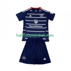 Hamburger SV Voetbalshirt Kleuters/Kids Uit Tenue 2024-2025 Korte Mouw