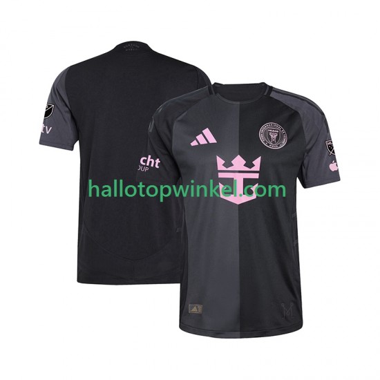 Inter Miami Voetbalshirt Heren Uit Tenue 2025 Korte Mouw