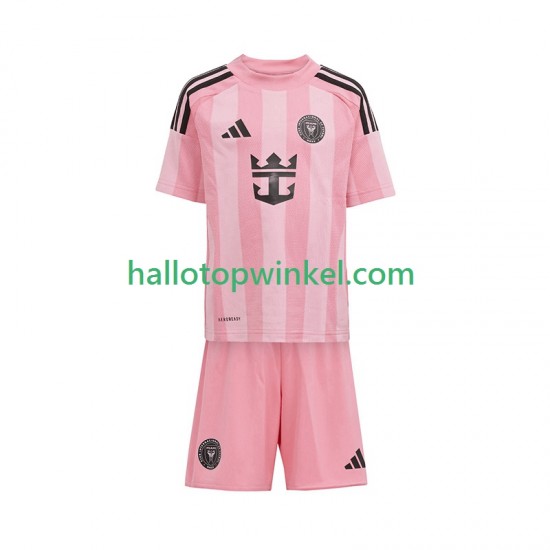 Inter Miami Voetbalshirt Kleuters/Kids Thuis Tenue 2025 Korte Mouw