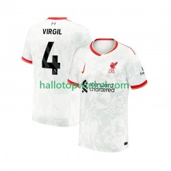 Liverpool Voetbalshirt VIRGIL 4 Heren Derde Tenue 2024-2025 Korte Mouw