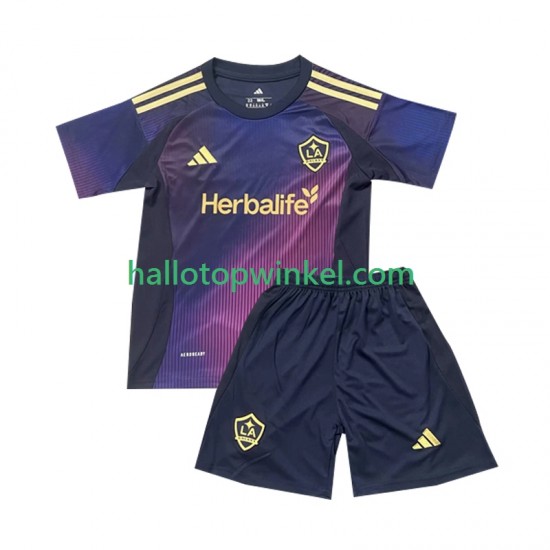 Los Angeles Galaxy Voetbalshirt Kleuters/Kids Uit Tenue 2025 Korte Mouw