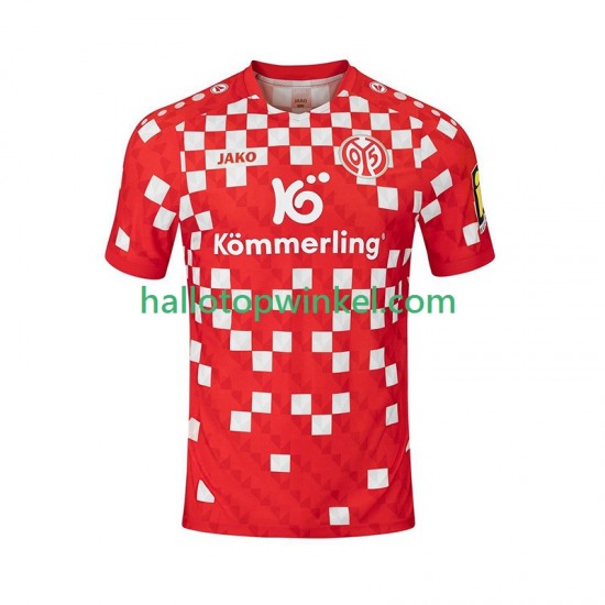 Mainz 05 Voetbalshirt Heren Thuis Tenue 2024-2025 Korte Mouw