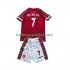 Manchester United Voetbalshirt Beckham 7 1998 Retro Kleuters/Kids Thuis Tenue 1999 Korte Mouw