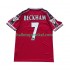 Manchester United Voetbalshirt Beckham 7 1998 Retro Heren Thuis Tenue 1999 Korte Mouw