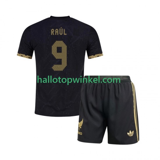 Mexico Voetbalshirt Raul Jimenez 9 Gold Cup Kleuters/Kids Thuis Tenue 2025 Korte Mouw