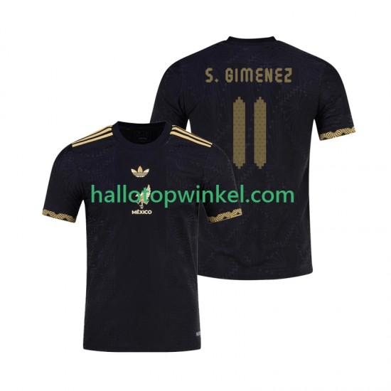 Mexico Voetbalshirt Santiago Gimenez 11 Gold Cup Heren Thuis Tenue 2025 Korte Mouw