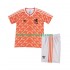 Nederland Voetbalshirt 1988 Retro Kleuters/Kids Thuis Tenue Korte Mouw
