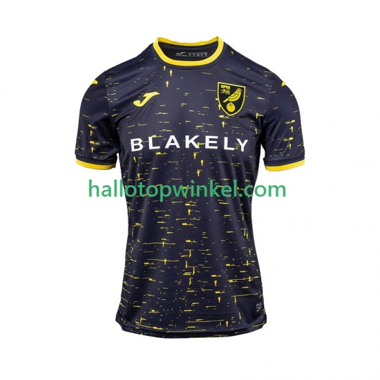 Norwich City Voetbalshirt Heren Uit Tenue 2024-2025 Korte Mouw