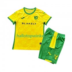 Norwich City Voetbalshirt Kleuters/Kids Thuis Tenue 2024-2025 Korte Mouw