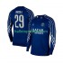 Paris Saint-Germain Voetbalshirt Bradley Barcola 29 Heren Vierde Tenue 2024-2025 Lange Mouw