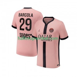 Paris Saint-Germain Voetbalshirt Bradley Barcola 29 Heren Derde Tenue 2024-2025 Korte Mouw