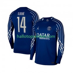 Paris Saint-Germain Voetbalshirt Desire Doue 14 Heren Vierde Tenue 2024-2025 Lange Mouw