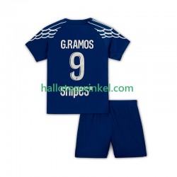 Paris Saint-Germain Voetbalshirt Goncalo Ramos 9 Kleuters/Kids Vierde Tenue 2024-2025 Korte Mouw