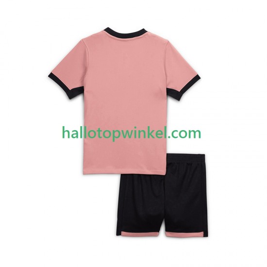 Paris Saint-Germain Voetbalshirt Kleuters/Kids Derde Tenue 2024-2025 Korte Mouw