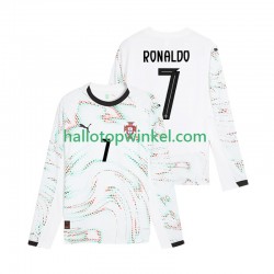 Portugal Voetbalshirt Cristiano Ronaldo 7 Heren Uit Tenue 2025 Lange Mouw