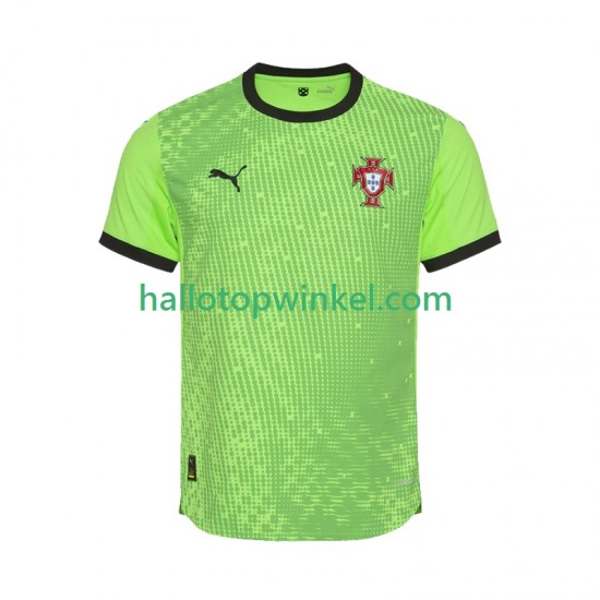 Portugal Voetbalshirt Doelman Heren Thuis Tenue 2025 Korte Mouw