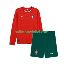Portugal Voetbalshirt Kleuters/Kids Thuis Tenue 2025 Lange Mouw