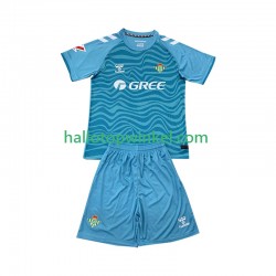 Real Betis Voetbalshirt Doelman Kleuters/Kids Uit Tenue 2024-2025 Korte Mouw
