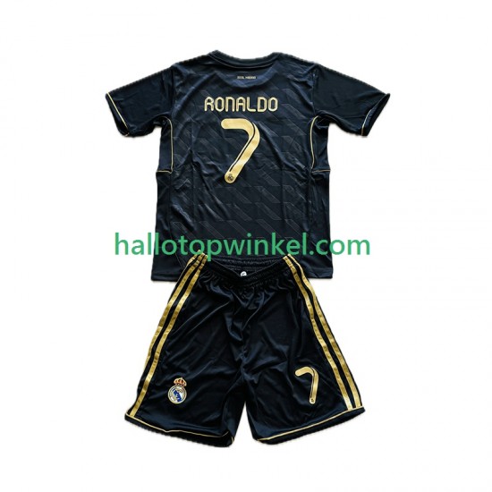 Real Madrid Voetbalshirt Cristiano Ronaldo 7 2012 Retro Kleuters/Kids Uit Tenue 2011 Korte Mouw