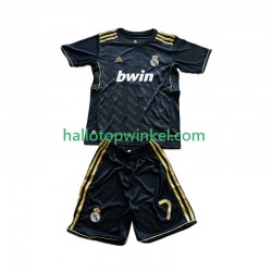 Real Madrid Voetbalshirt Cristiano Ronaldo 7 2012 Retro Kleuters/Kids Uit Tenue 2011 Korte Mouw