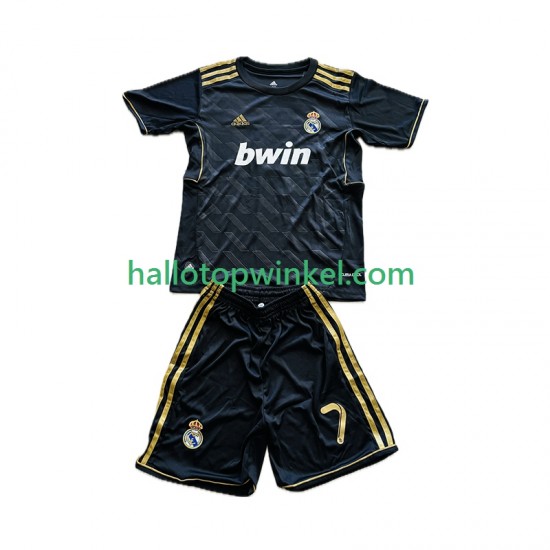 Real Madrid Voetbalshirt Cristiano Ronaldo 7 2012 Retro Kleuters/Kids Uit Tenue 2011 Korte Mouw