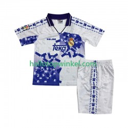 Real Madrid Voetbalshirt 1996 1997 Retro Kleuters/Kids Derde Tenue Korte Mouw