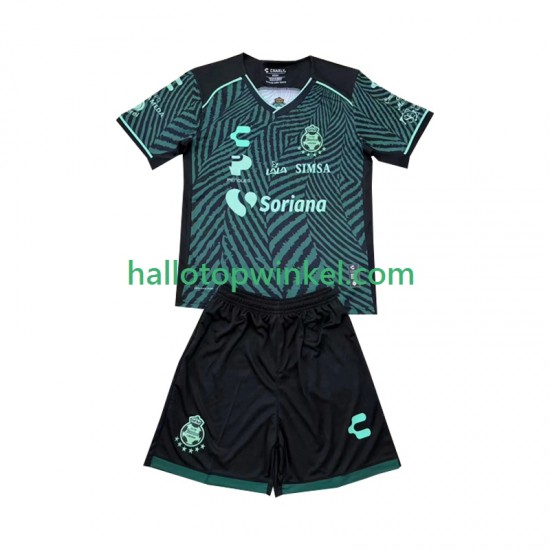 Santos FC Voetbalshirt Laguna Kleuters/Kids Uit Tenue 2024-2025 Korte Mouw