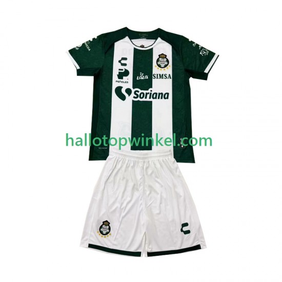 Santos FC Voetbalshirt Laguna Kleuters/Kids Thuis Tenue 2024-2025 Korte Mouw