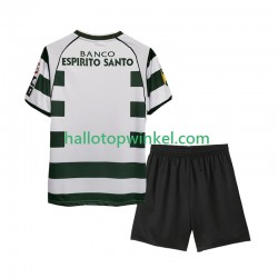 Sporting CP Voetbalshirt 2001 2003 Retro Kleuters/Kids Thuis Tenue Korte Mouw