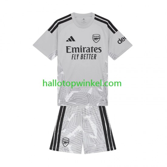 Arsenal Voetbalshirt Doelman Kleuters/Kids Thuis Tenue 2026-2027 Korte Mouw