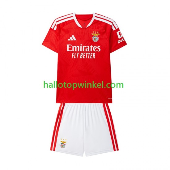 Benfica Voetbalshirt Kleuters/Kids Thuis Tenue 2026-2027 Korte Mouw