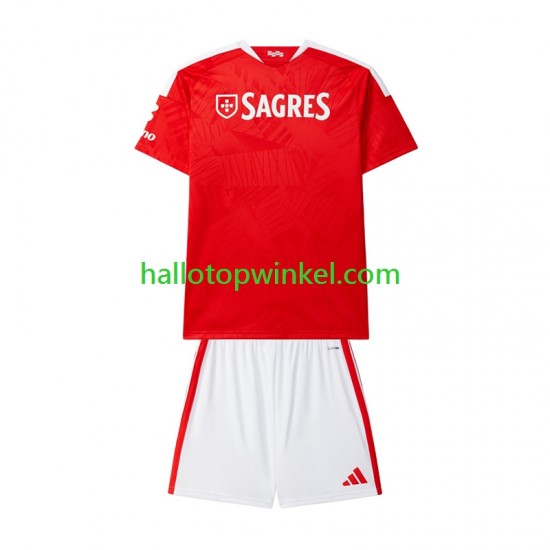 Benfica Voetbalshirt Kleuters/Kids Thuis Tenue 2026-2027 Korte Mouw