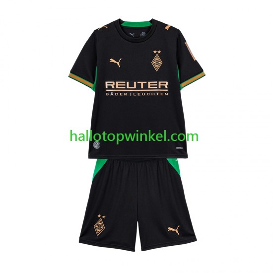 Rusland Voetbalshirt Bo Monchengladbach Kleuters/Kids Uit Tenue 2026-2027 Korte Mouw